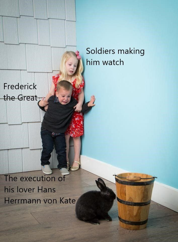 Seriously, Frederiks father was a monster when it comes to how he raised him