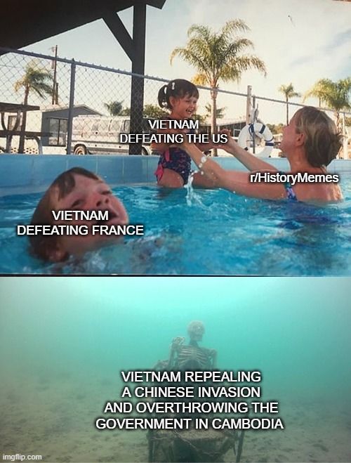 in 40 years Vietnam defeated France, the US, China and the Khmer Rouge