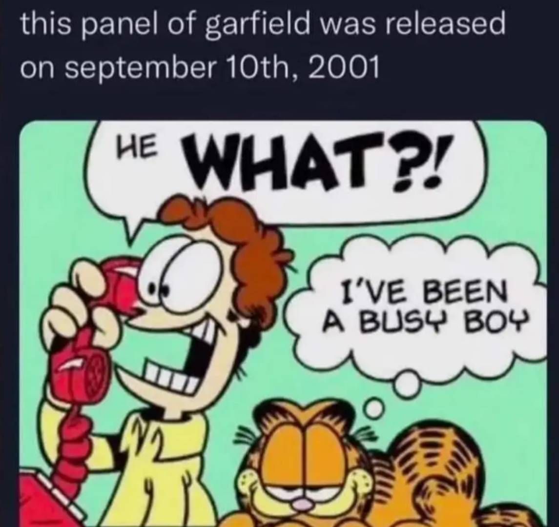 Garfield did 9/11