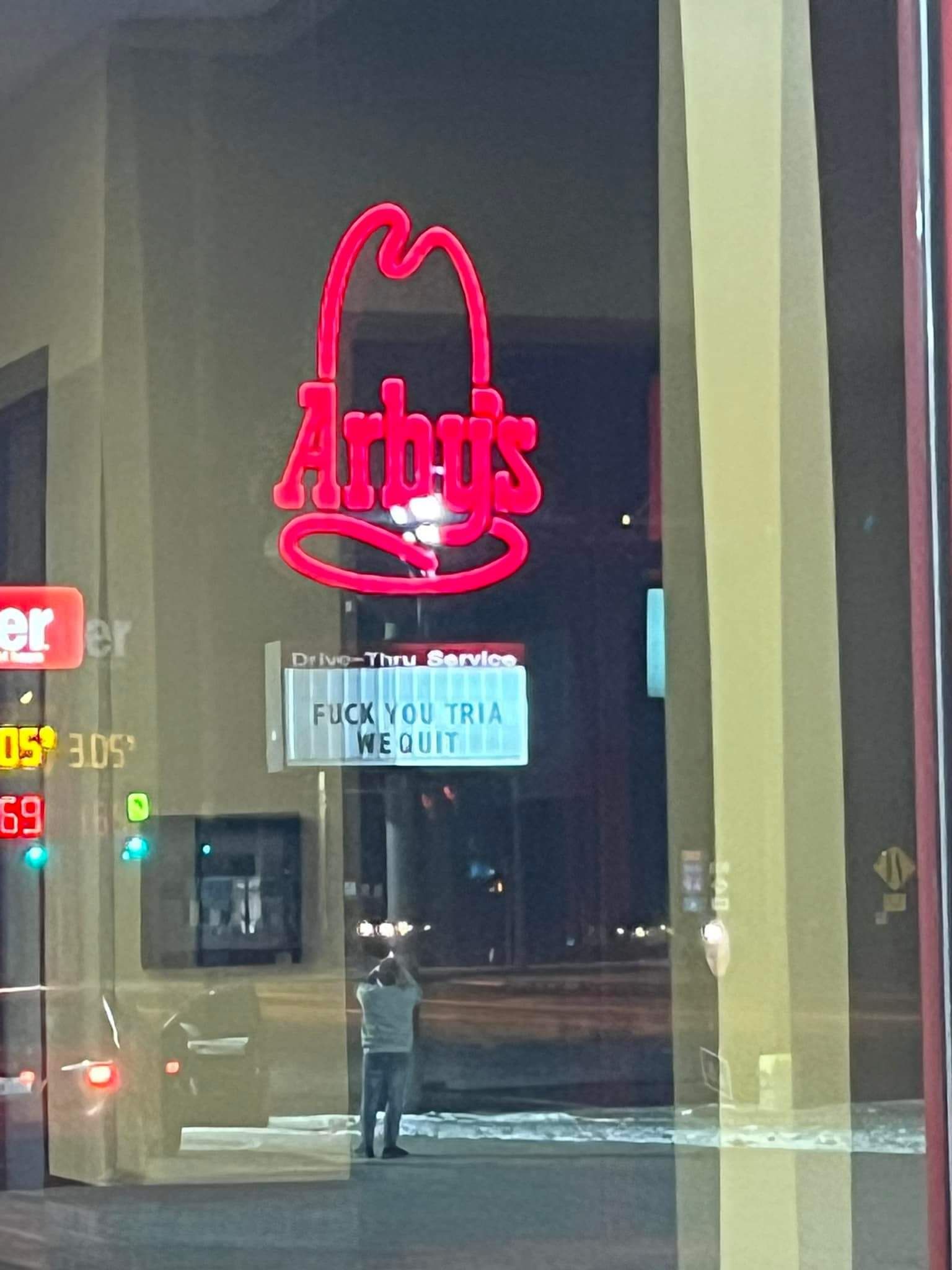 Welp no Arby's available today in Battle Creek Mi