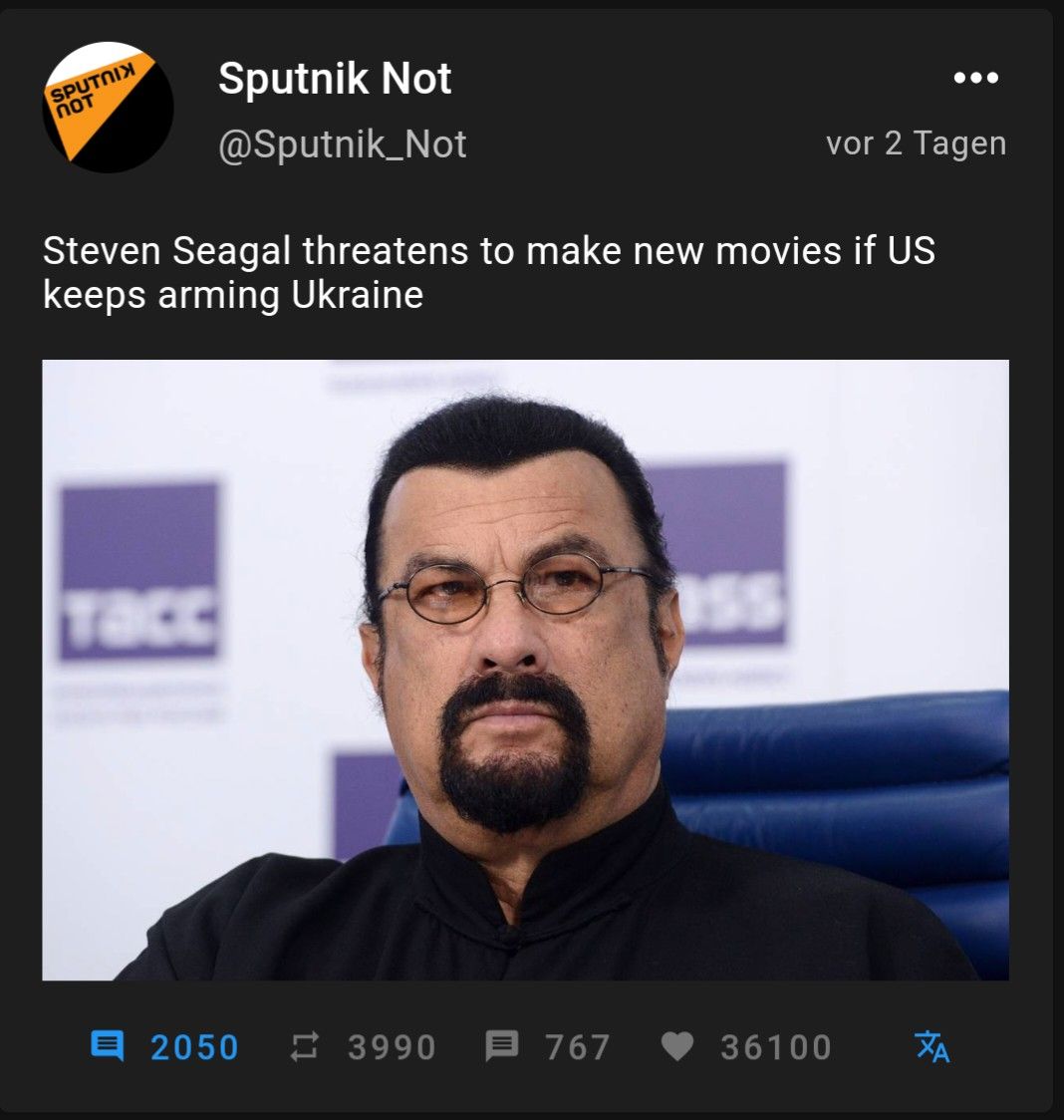 You've been warned