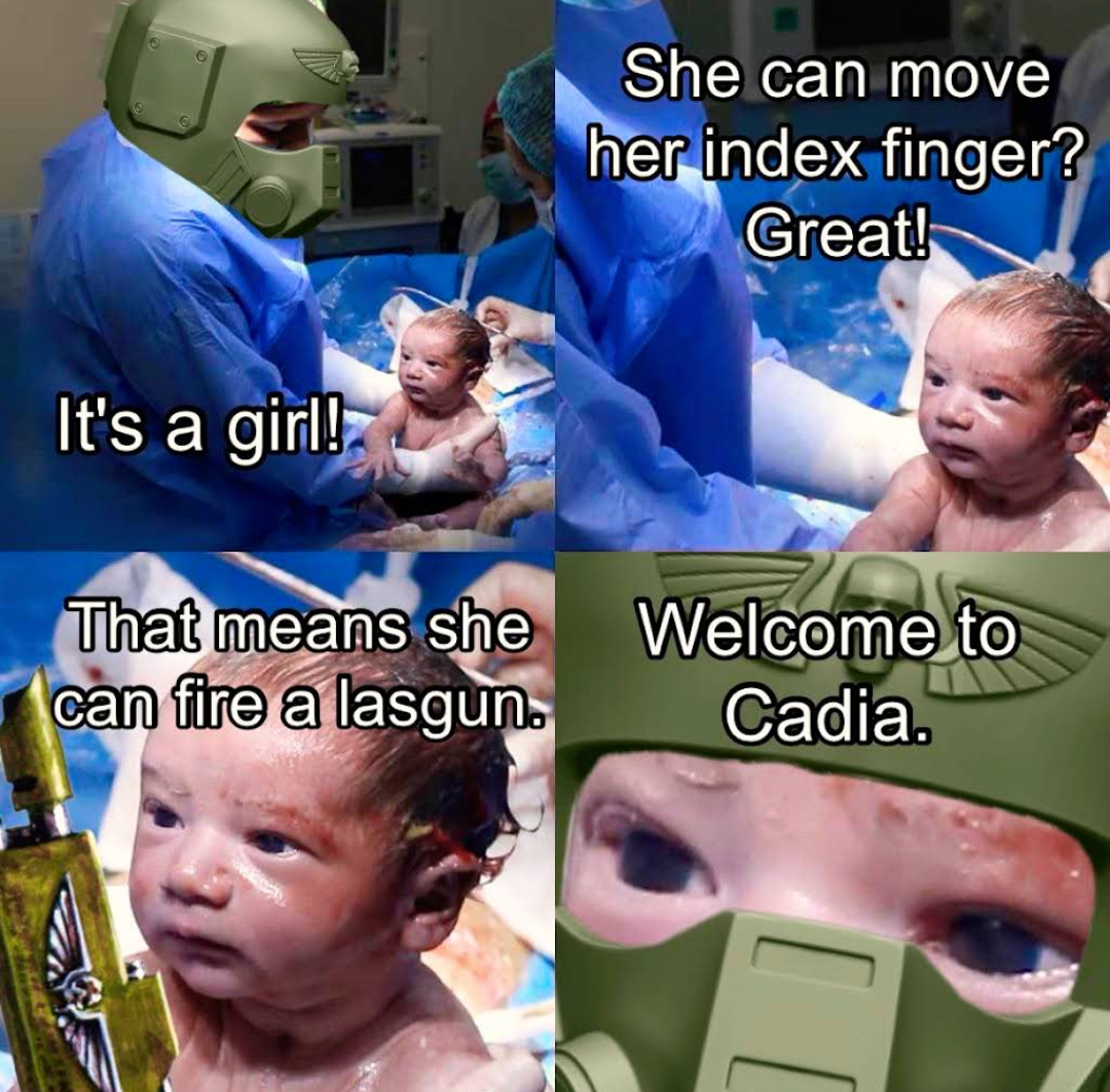 Oldest Cadian recruit
