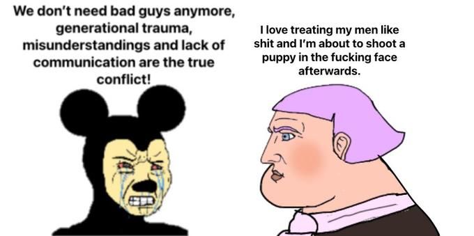 Bad guys are bad? Well yes