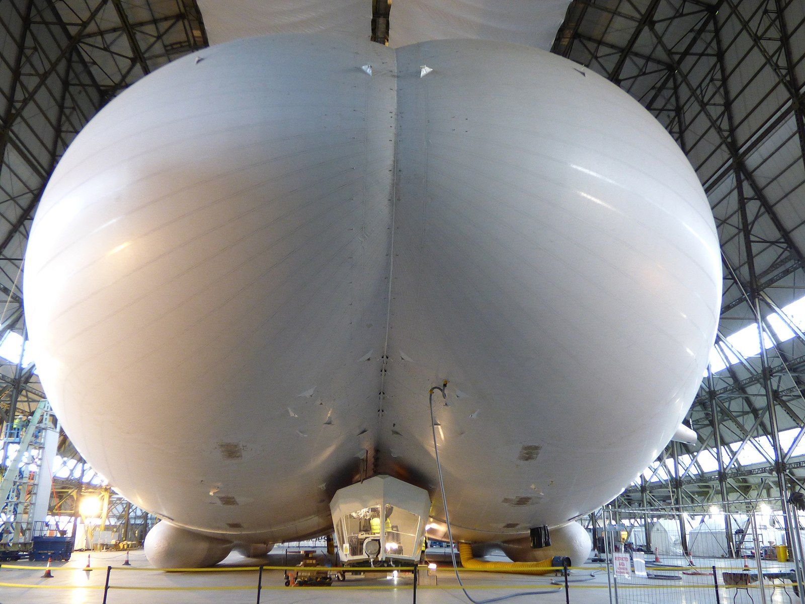 Hot air specialists examine the undercarriage of the cruiser Kardashian