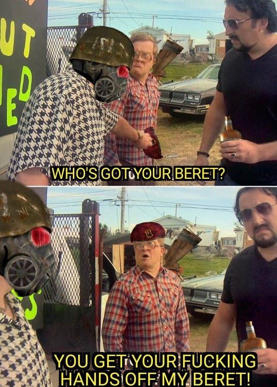 Who touched my beret