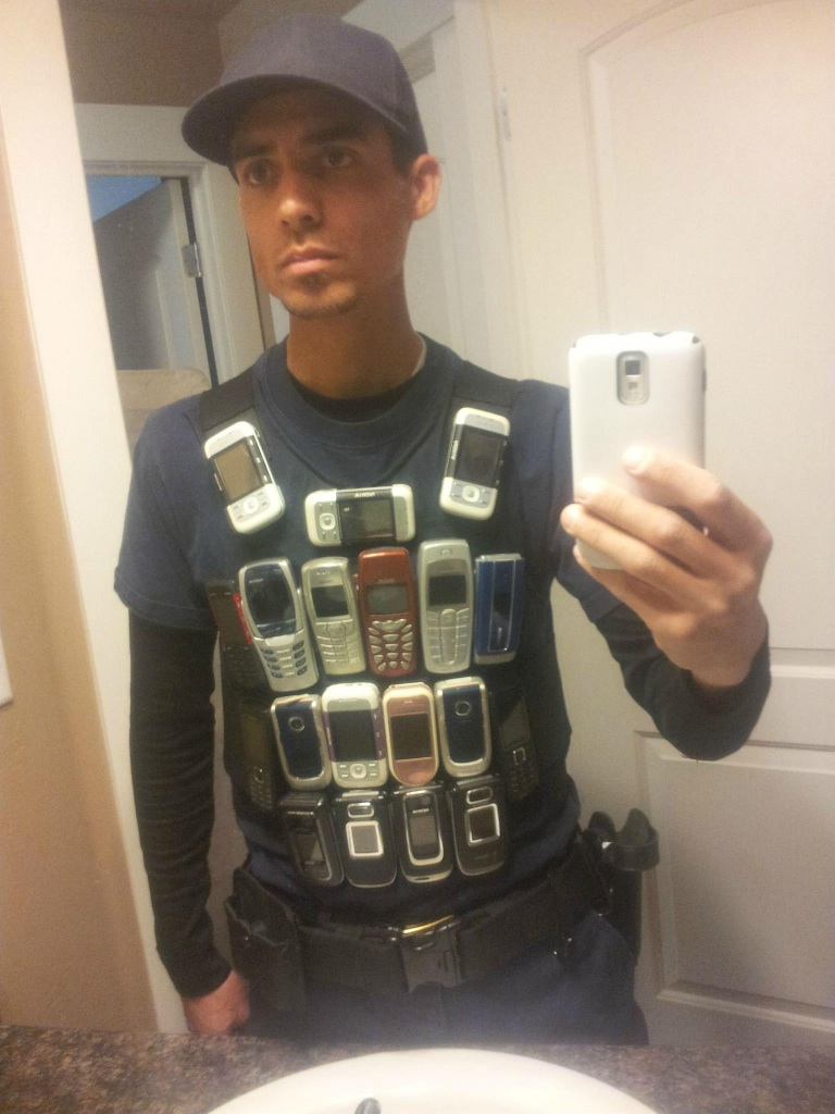 My friend got a bullet proof vest