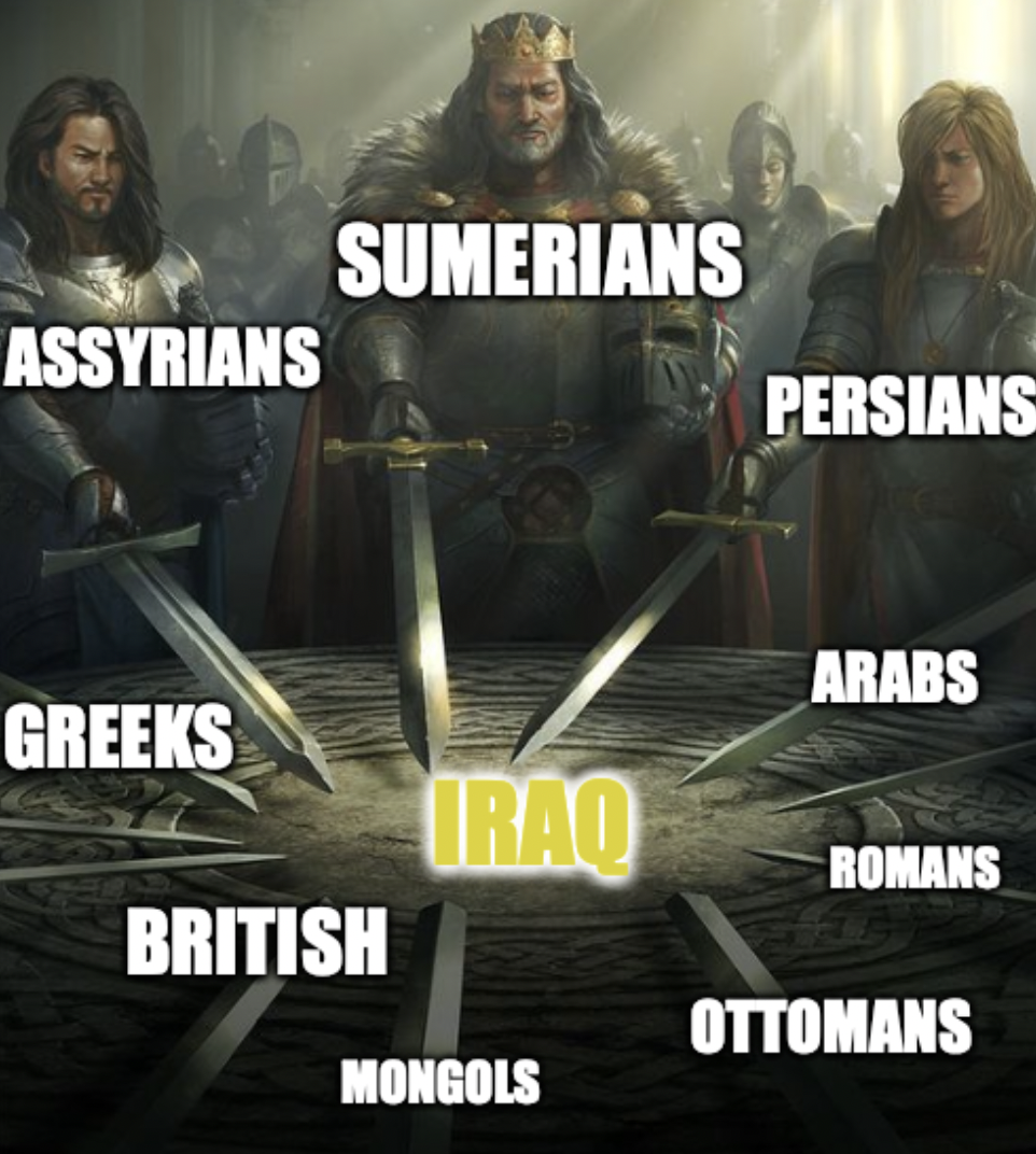 You're not a real Empire unless the Tigris and the Euphrates were within your borders at some point