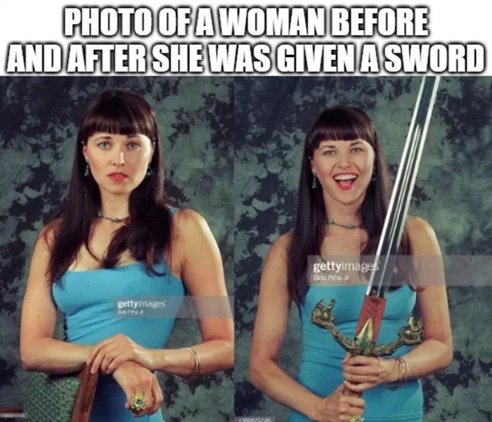The sword effect
