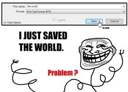 Like A Boss Saving The World.. Problem?