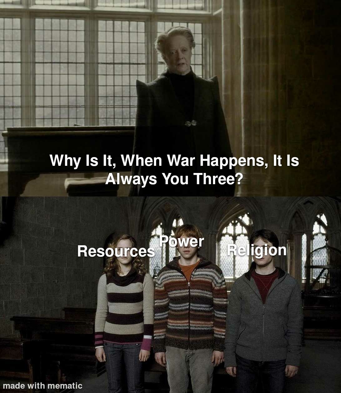 It's always these three