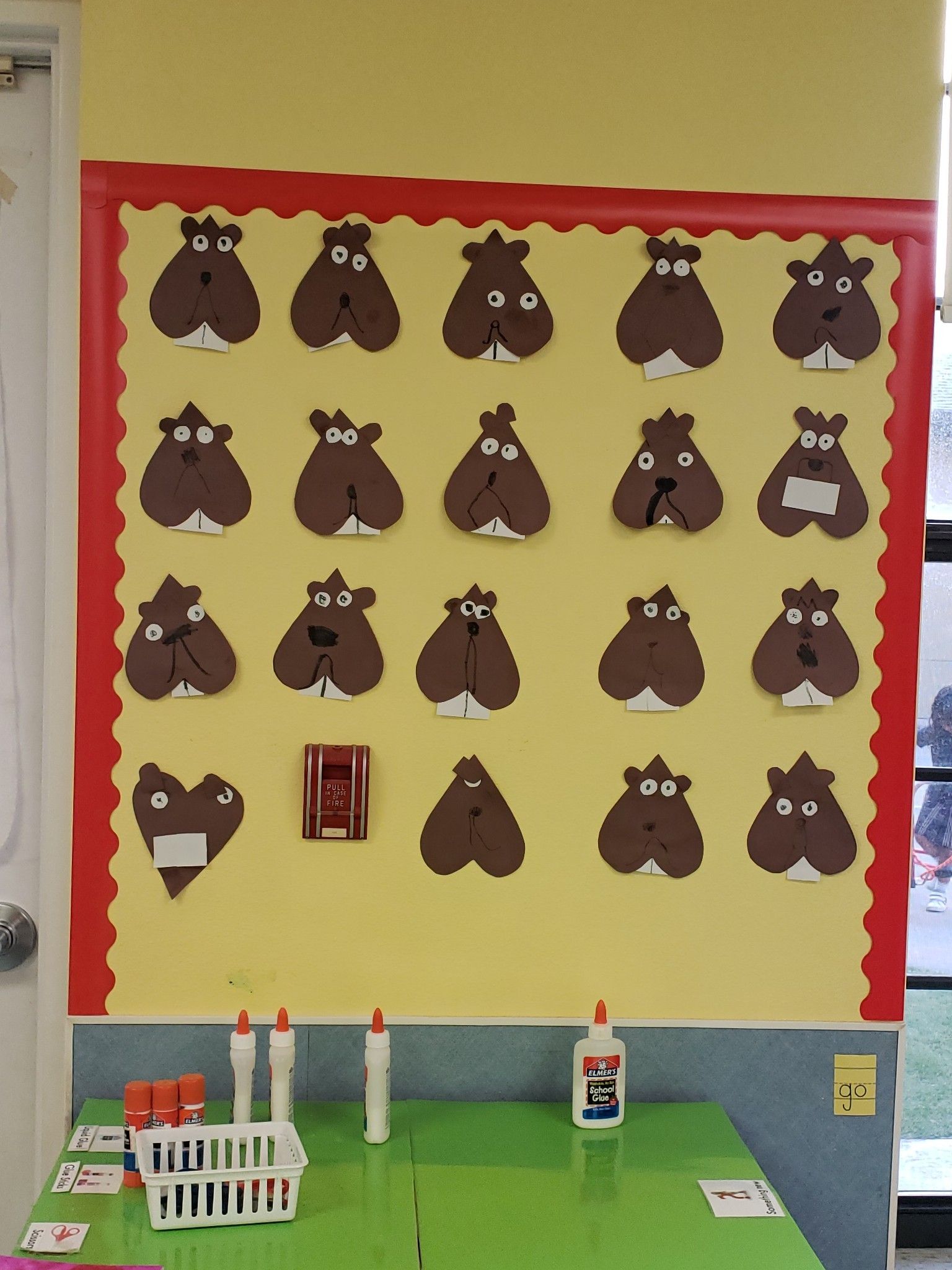 My wife and her class made "ground hogs".. I can't stop laughing.