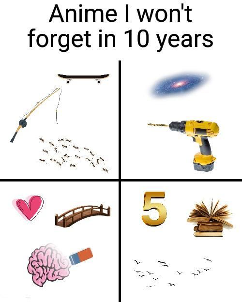 Anime I won't forget in 10 years
