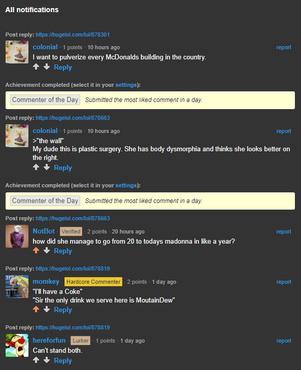 2 Commenter of the Days on the same day for the same comment