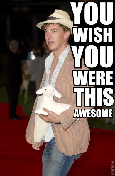 Cumberbatch power.