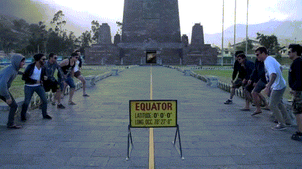The wall of stupidity at the Equator
