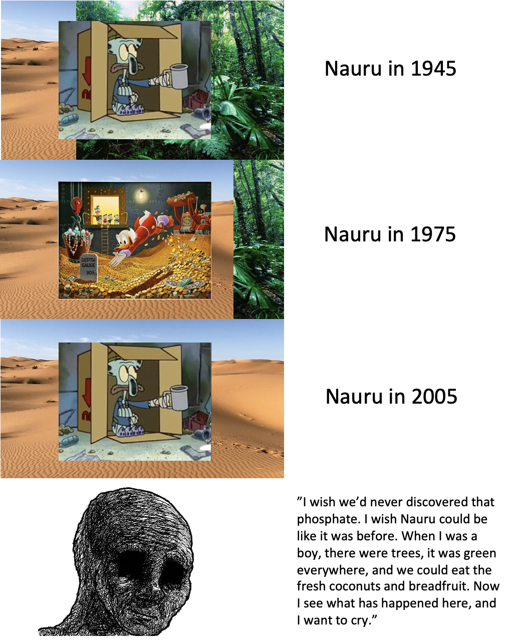 If you haven't heard the story of Nauru, It's pretty wild