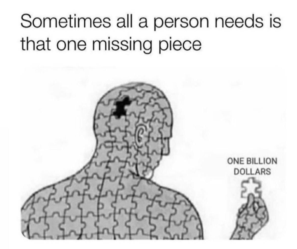why just one Billion ?