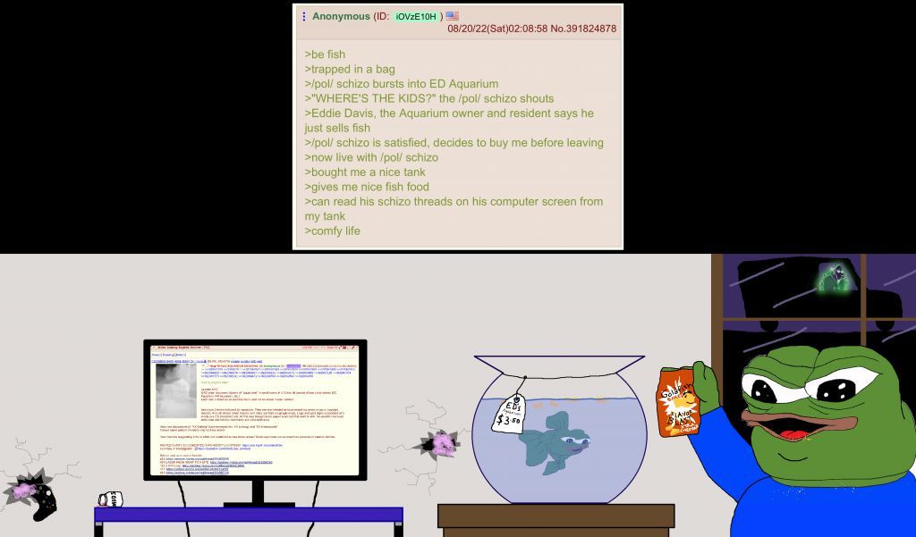 Pepe/apu a day - 406 fish