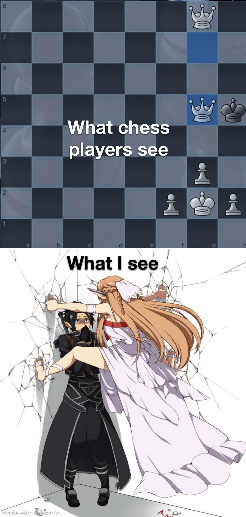 About to be banned from chess brb