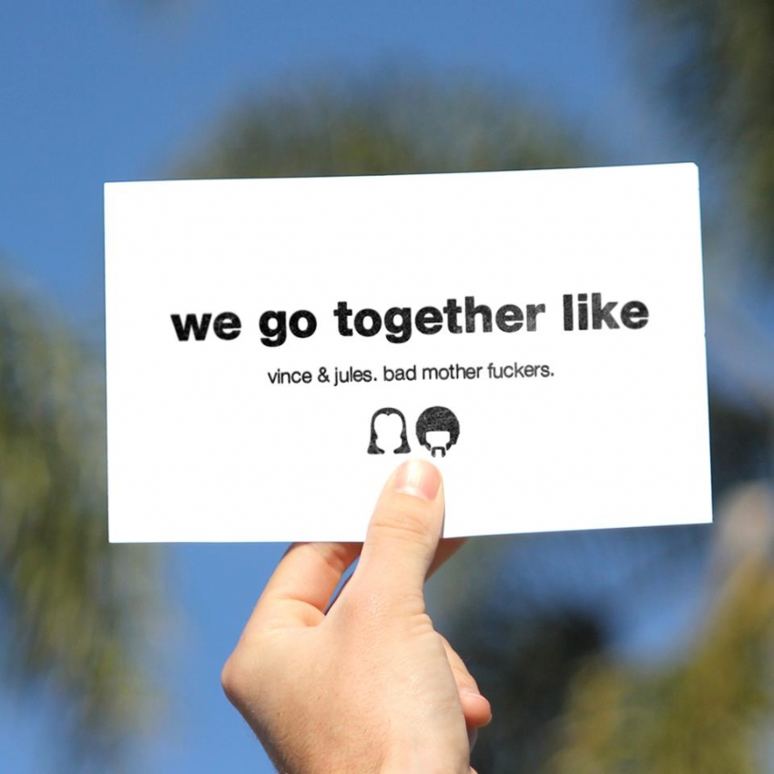 A bromance card!