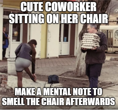 In my defense, she has a cute butt