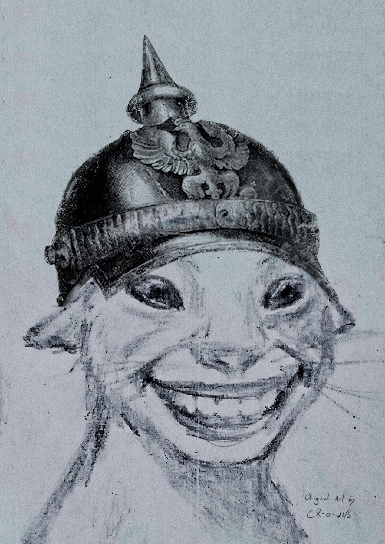 Picture of the young Prussian recruit Gefreiter Downudder (c. 1867)