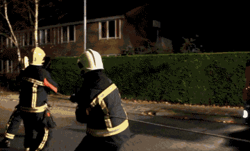 Dog Helps Fire Department