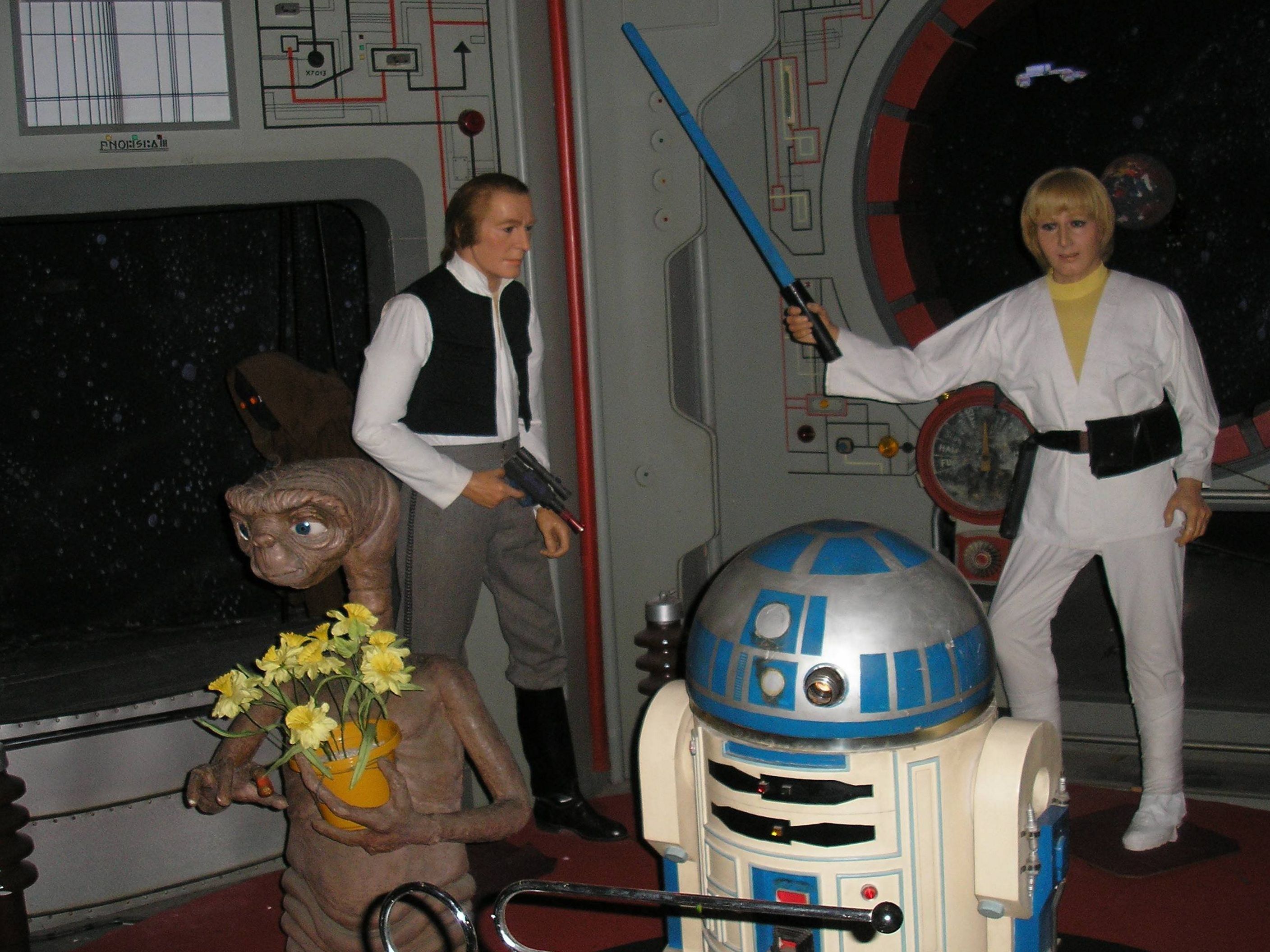 This Star Wars scene in a Spanish wax museum