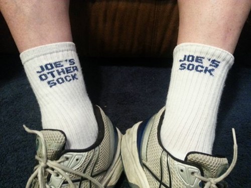 Nice socks Joe.