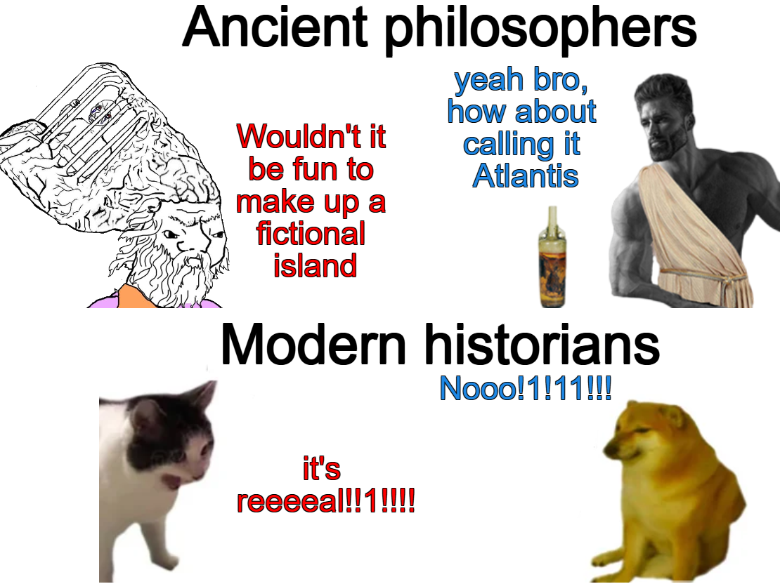 Ancient mad lad Plato