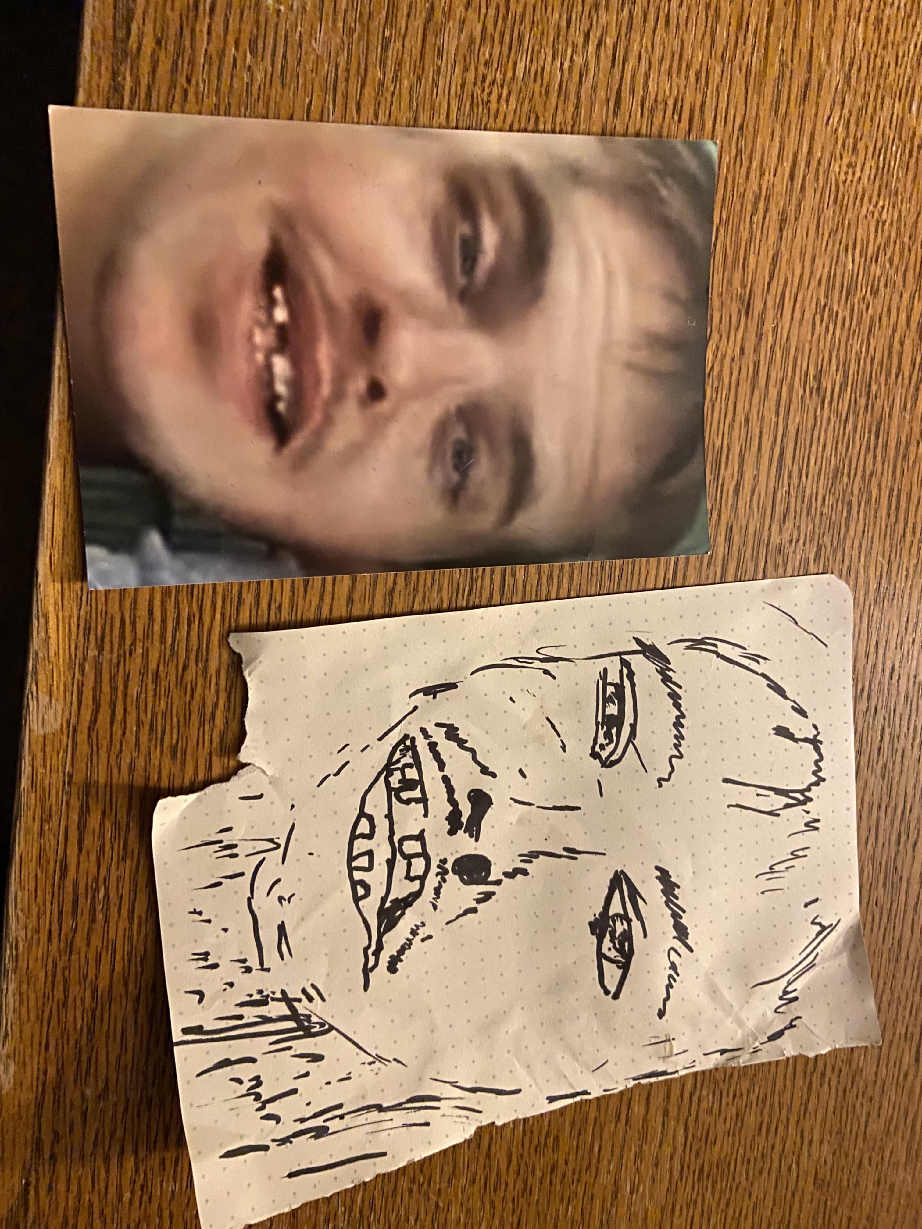 Need some honest opinion on a rough draft of a portrait I made. This is my first drawing doing a portrait of my nephew.