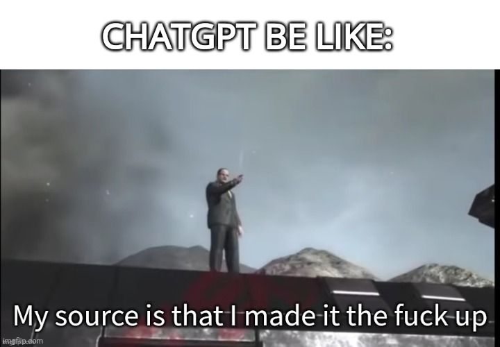 chatgpt is making up the source