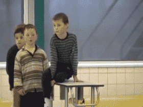 Kid, don't be a show-off..