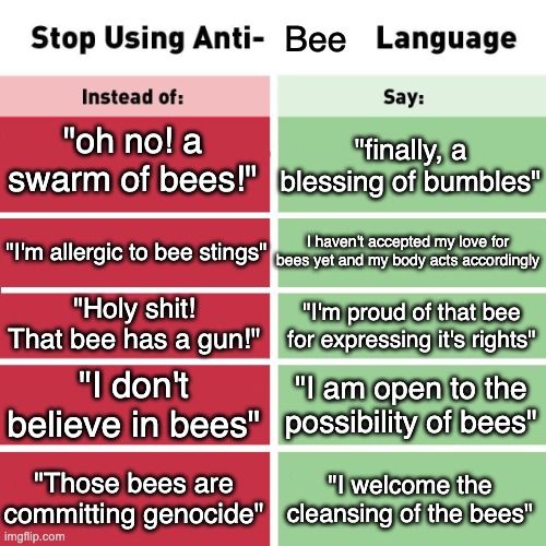 I wish bees could vote