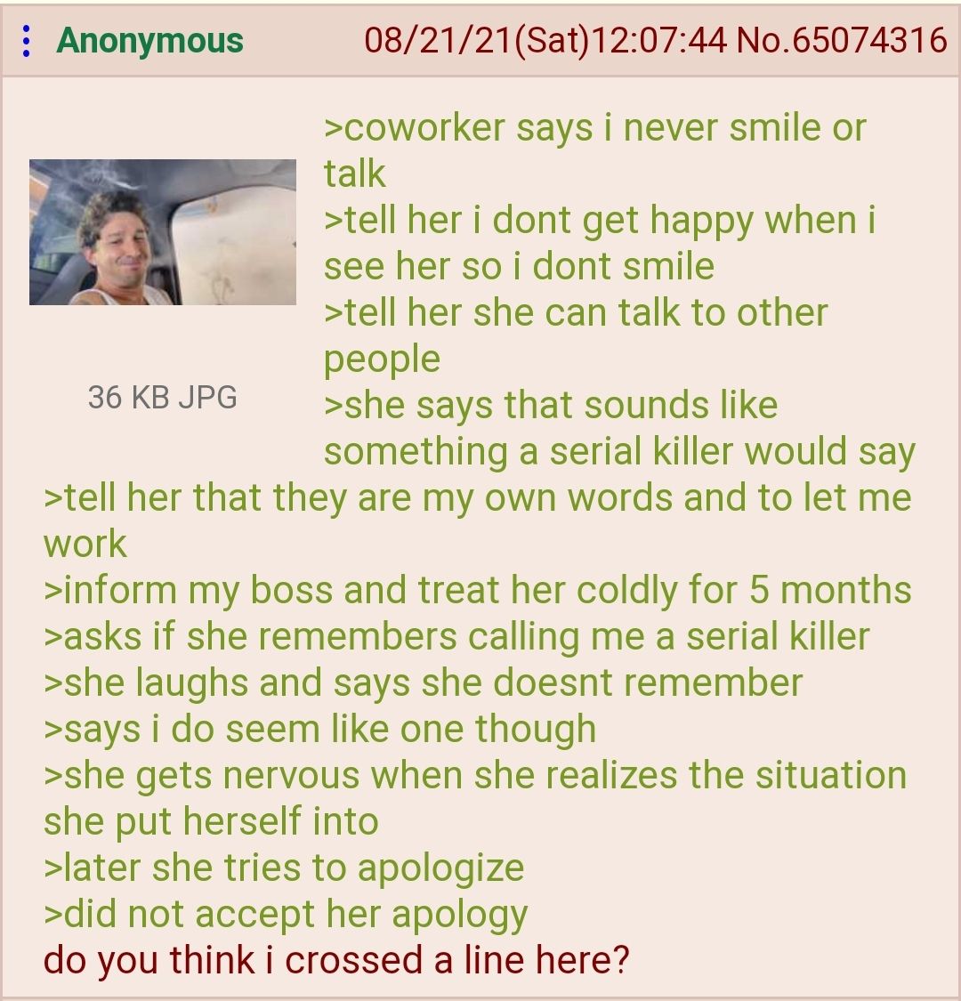 Confusing fear and lust