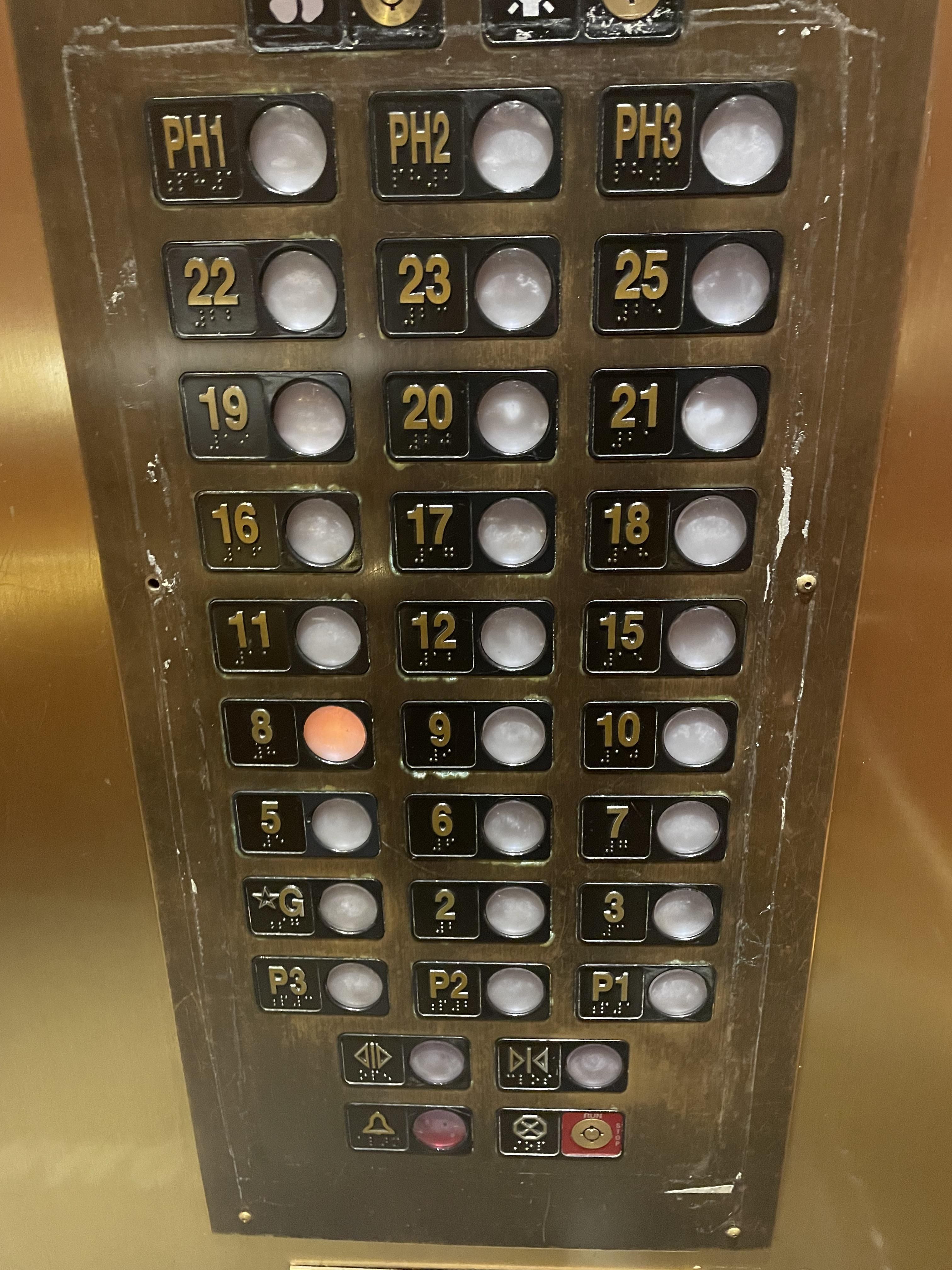 Either the person who made this elevator can’t count, or there are more unlucky numbers than I thought…