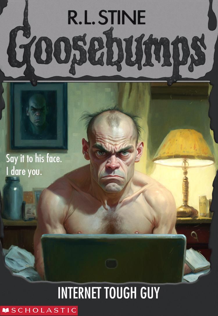 Here is a Goosebumps cover I made