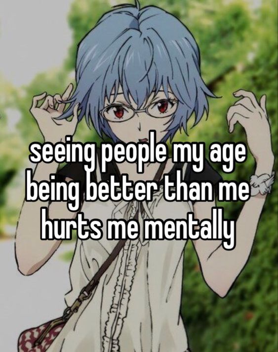 It's a lie, I don't see people my age.