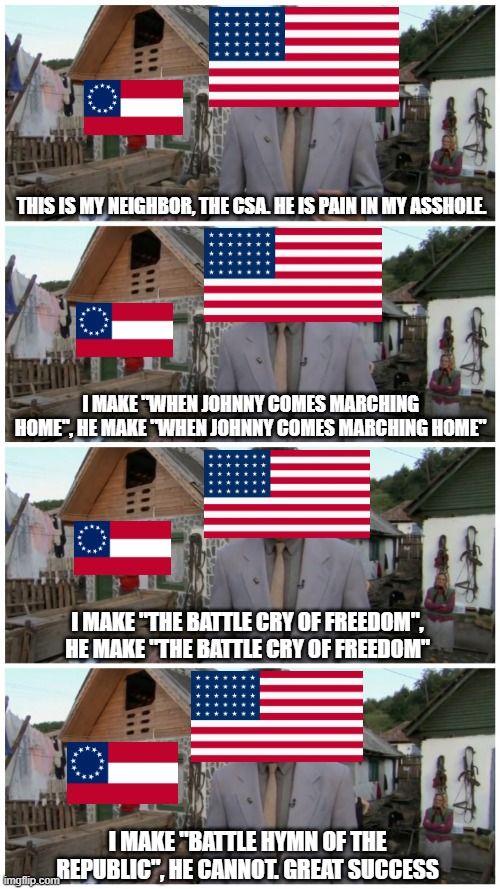 Was listening to American Civil War songs, then I noticed.