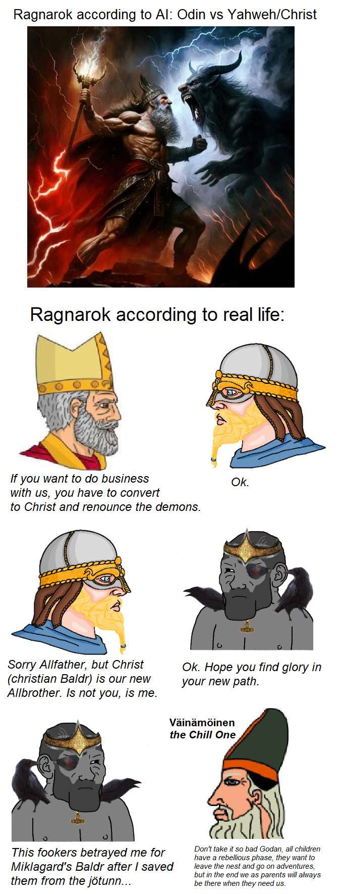 Ragnarok was epic in the Sagas