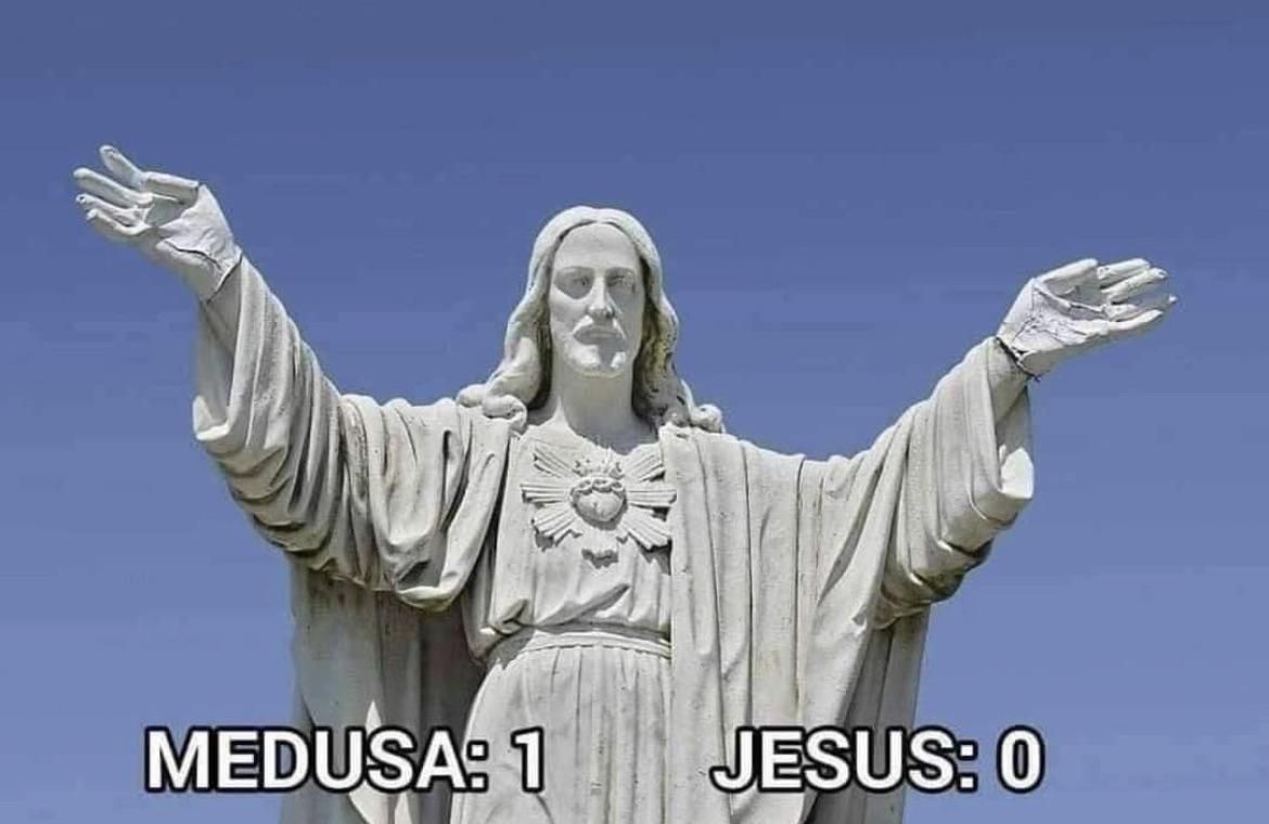 Jesus vs. Medusa