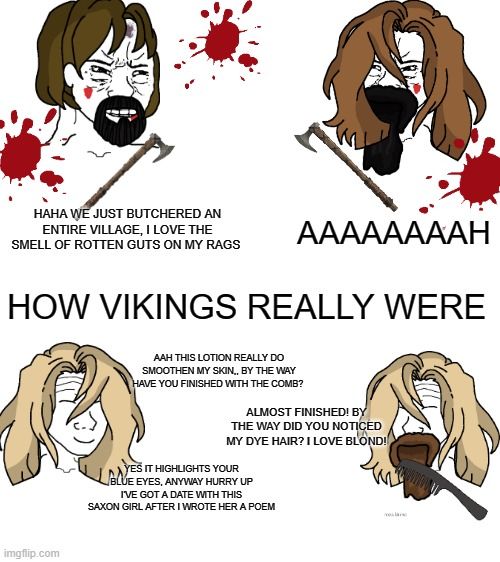 Vikings loved to be ✨P R E T T Y ✨