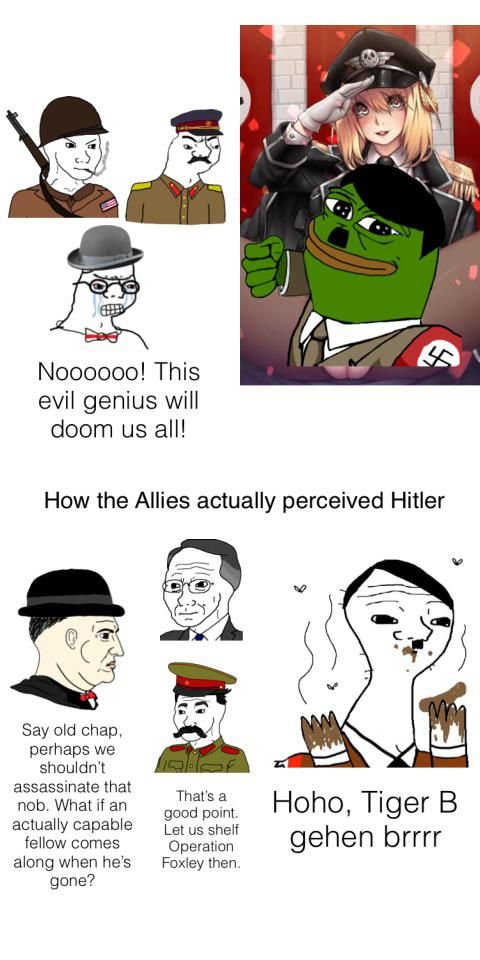 Apparently Hitler wasn’t just a ***, but a dumbass too