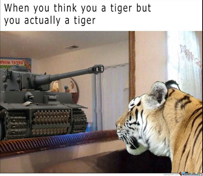 He's literally a tiger
