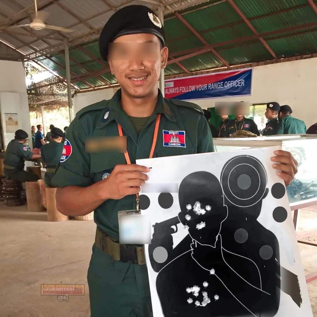 Cambodia police training