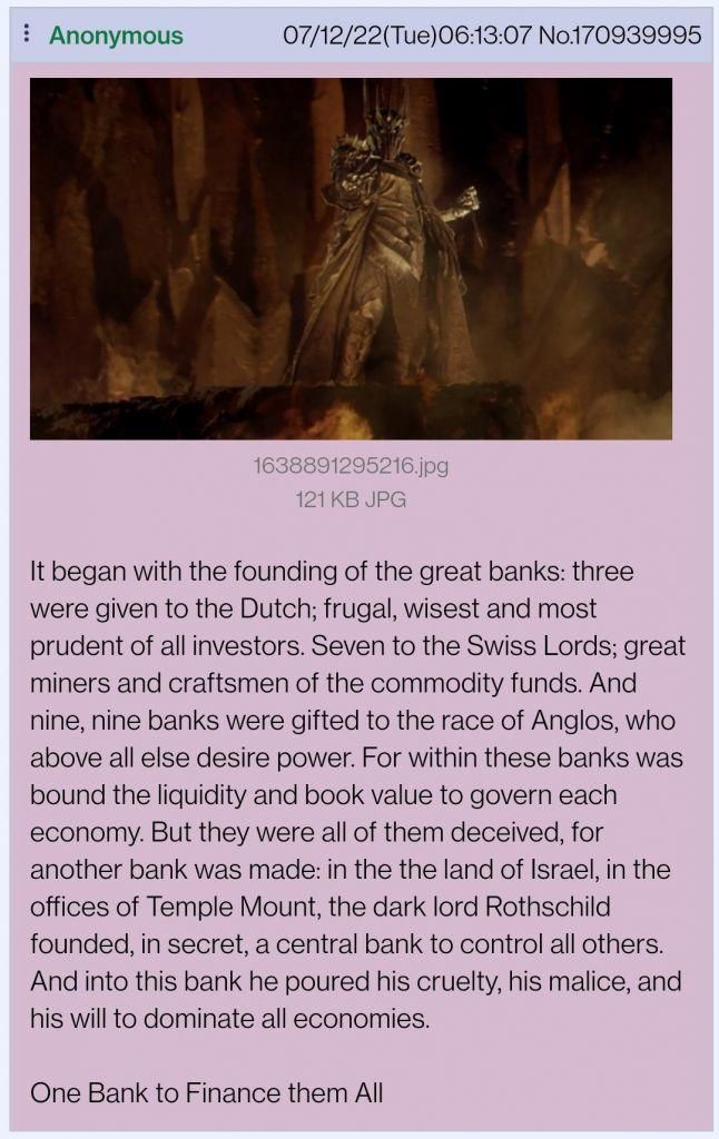 One bank to find them. One bank to bring them all.