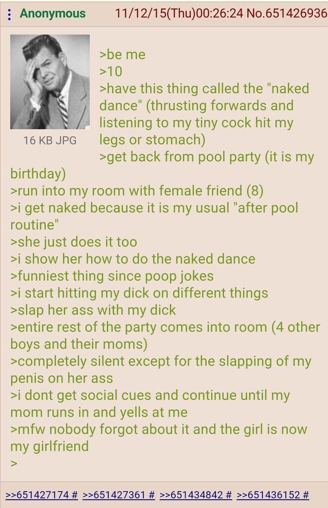 He's a dancer