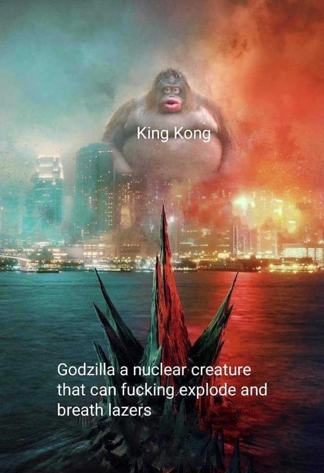 King Kong looking stunning and brave.