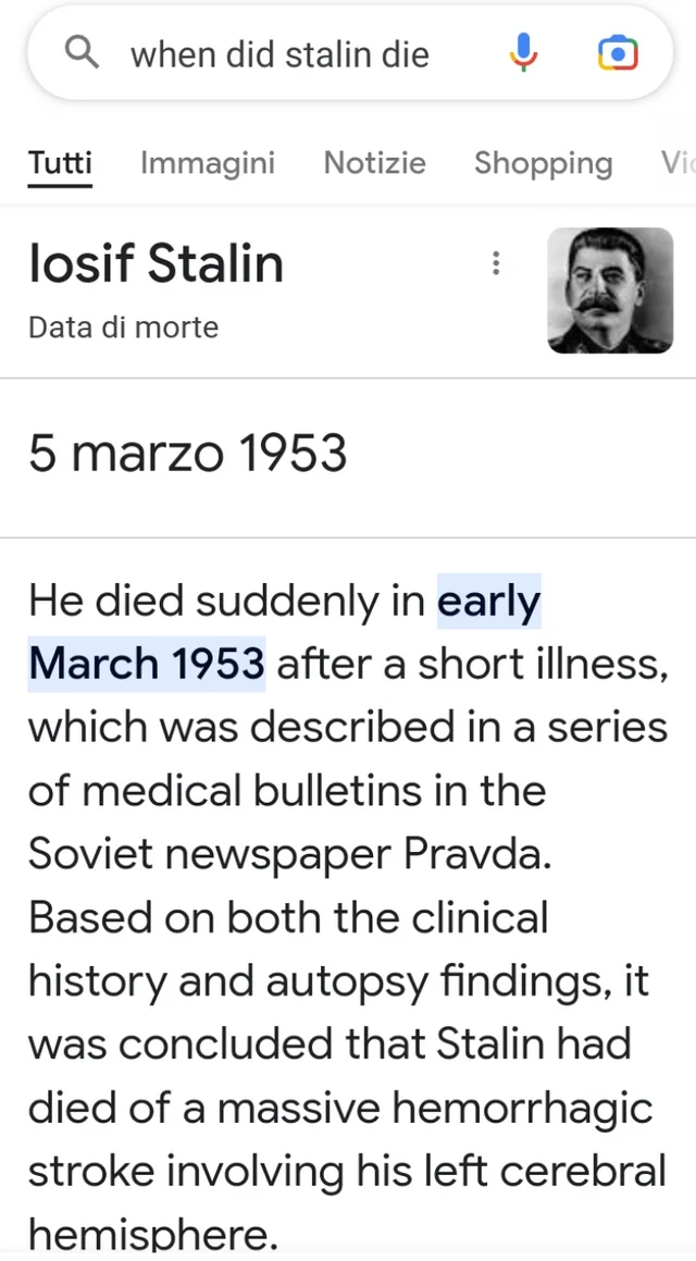 Today is the day Stalin died, rest in piss