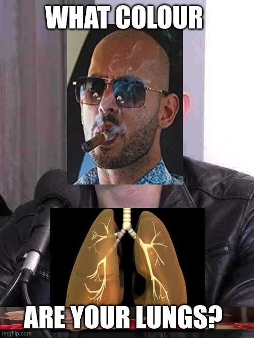 I like my lungs like my coffee